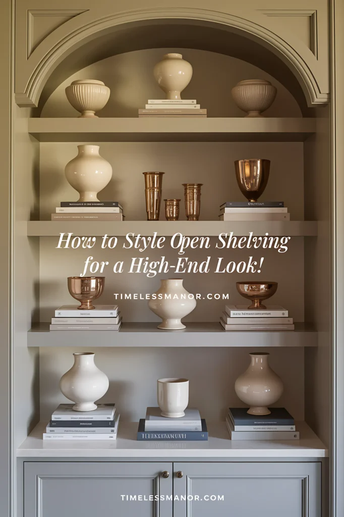 How to Style Open Shelving_timelessmanor (1)