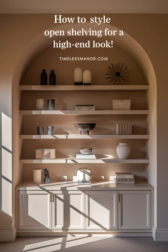 How to Style Open Shelving_timelessmanor (2)