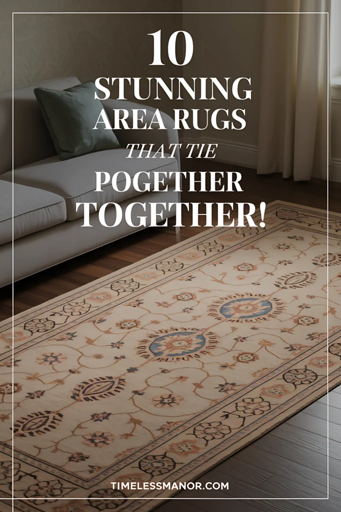 Stunning Area Rugs That Tie Any Room Together_timelessmanor (3)