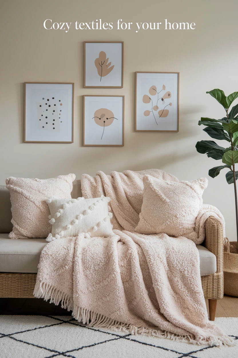 Explore how cozy textiles like throw blankets and pillows can transform your home into a sanctuary.