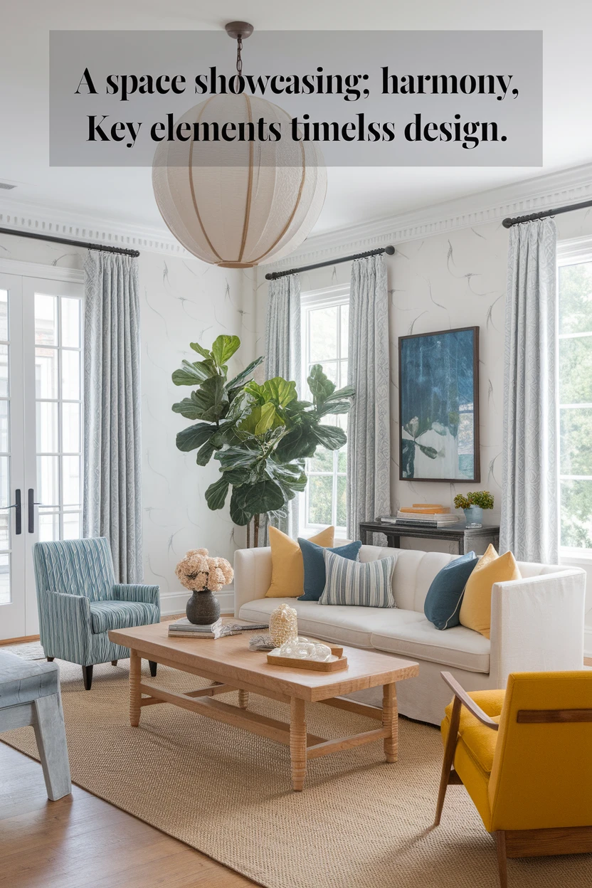 Space showcasing balance, proportion, and harmony.