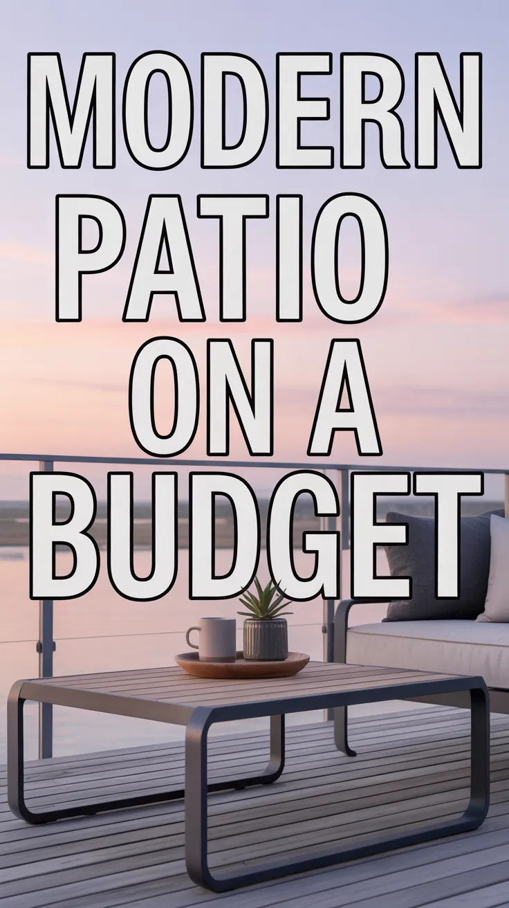 outdoor coffee table ideas on a budget, faux outdoor plants, budget outdoor decor, affordable outdoor lanterns, cheap patio styling