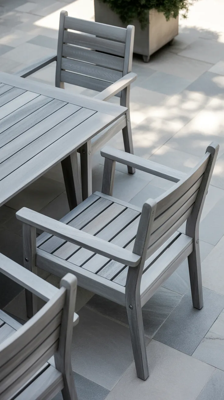 solid teak garden benches, high-ticket teak furniture, teak maintenance, timeless manor, luxury outdoor living