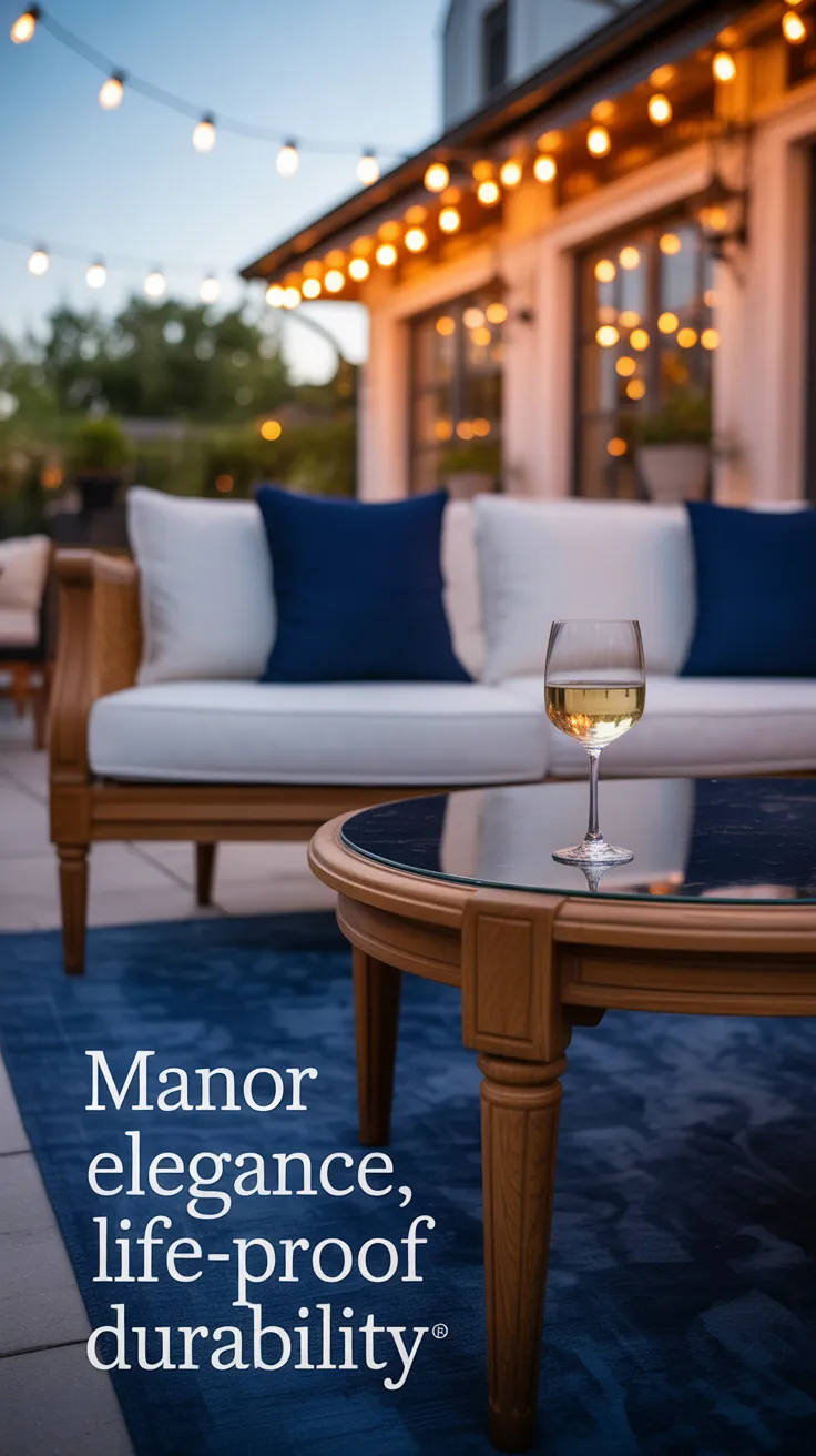 performance rug, backyard patio