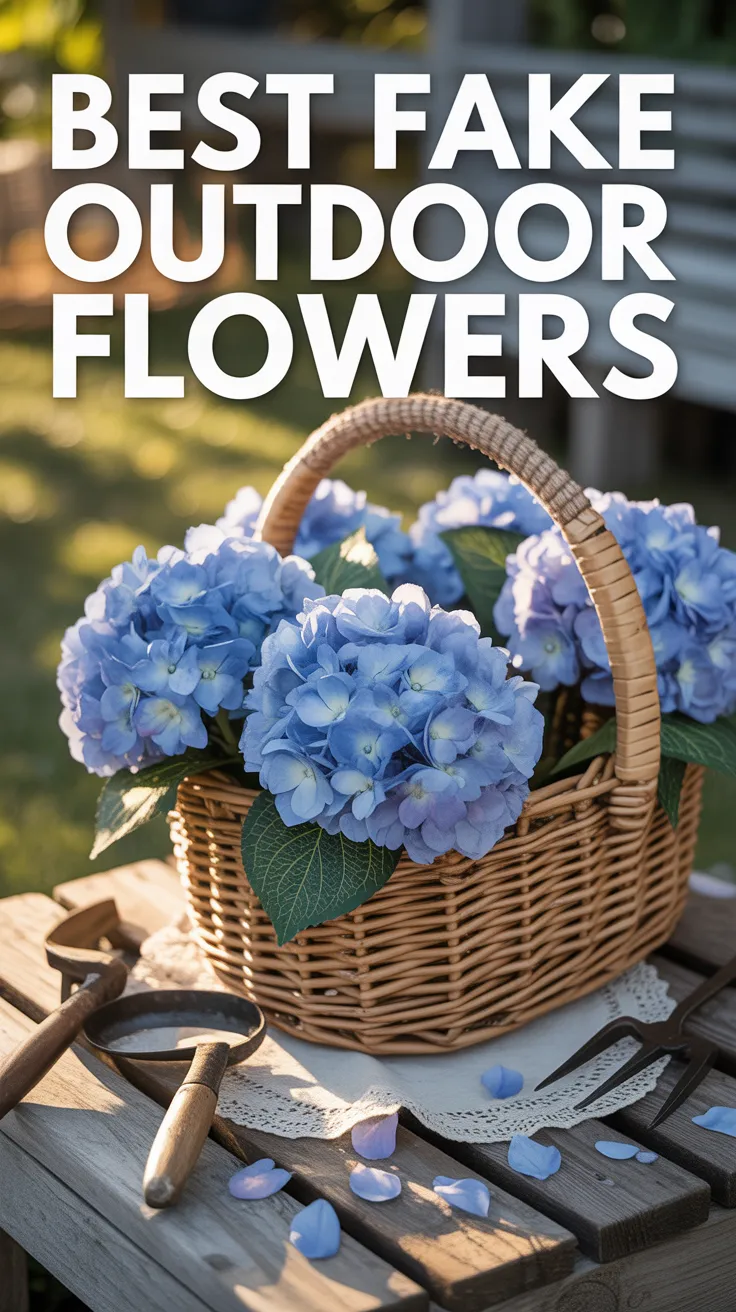 patio table greenery, fake snake plant UV protected, fake plants that won't fade, artificial morning glories outdoor, best faux outdoor plants