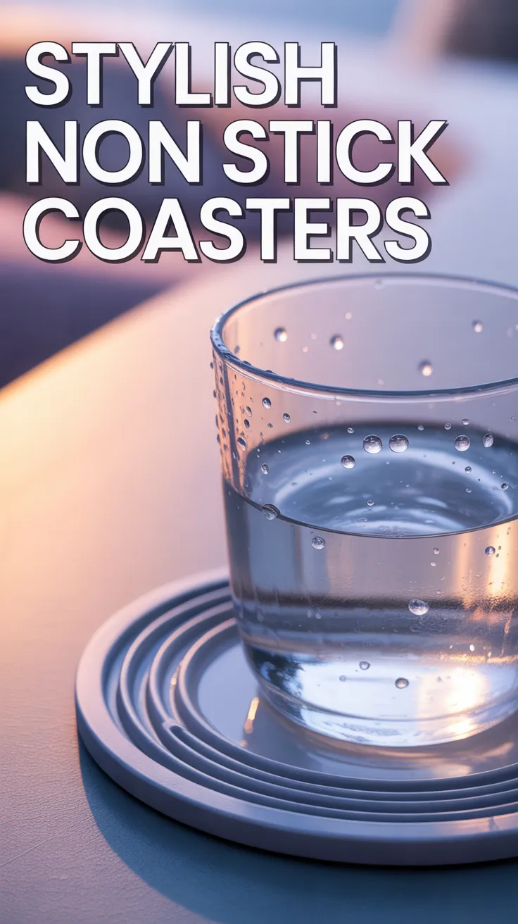 coasters that don't stick to glass, patio table drinkware, shatterproof wine glasses, polycarbonate tumblers, non-stick coasters